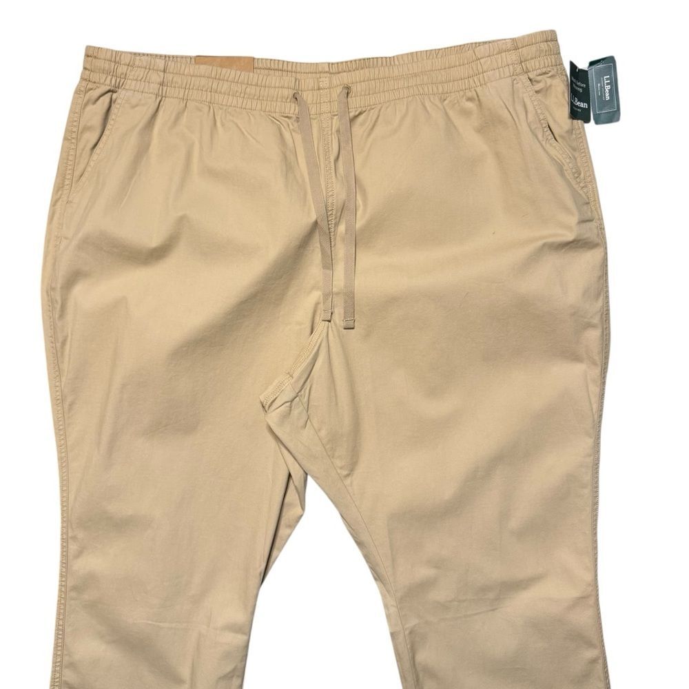 L.L. Bean Women's Lakewashed Chino Pants Mid-Rise Pull-On Ankle Plus Sz 24W NWT - Picture 2 of 9